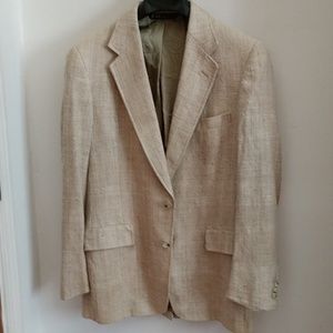 Copy Midcentury Designer Austin ReedRAW SILK JACKET VINTAGE New Haven & YALE
